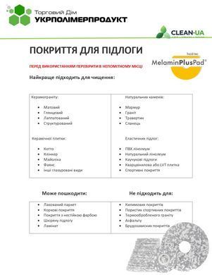 МеламінПлюс пад для ручного прибирання 250*115 мм