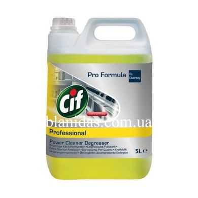 Засіб для видалення жиру-Cif Professional Power Cleaner Degreaser conc, 5L