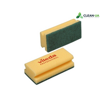Губка High foam backed scourer (зелений абразив)